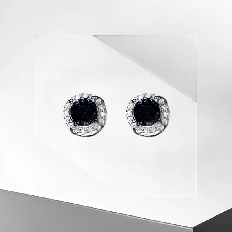 Universe Search Alloy Clip On Earrings Unisex-4