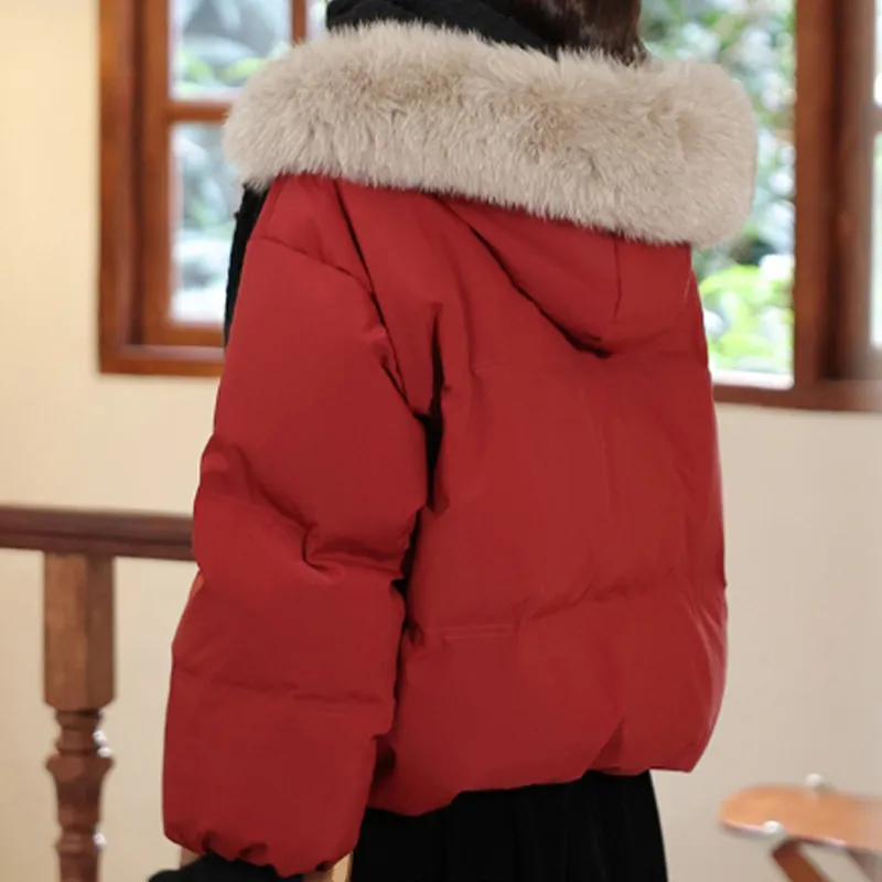 LWLG Down Jackets Women's Red-2