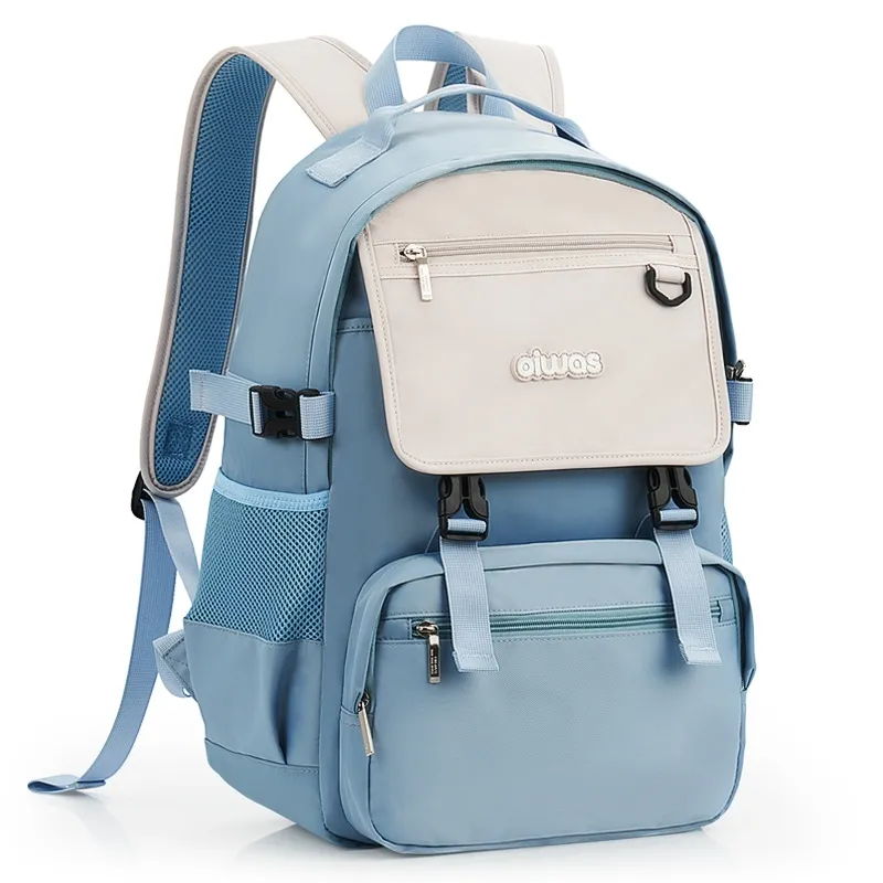 OIWAS Fabric Backpack Regular Unisex Multicolor-7