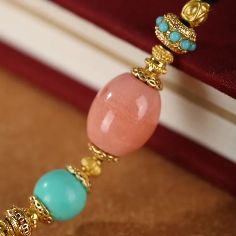 JIUCHAOGUZHU Agate Necklaces Unisex-5