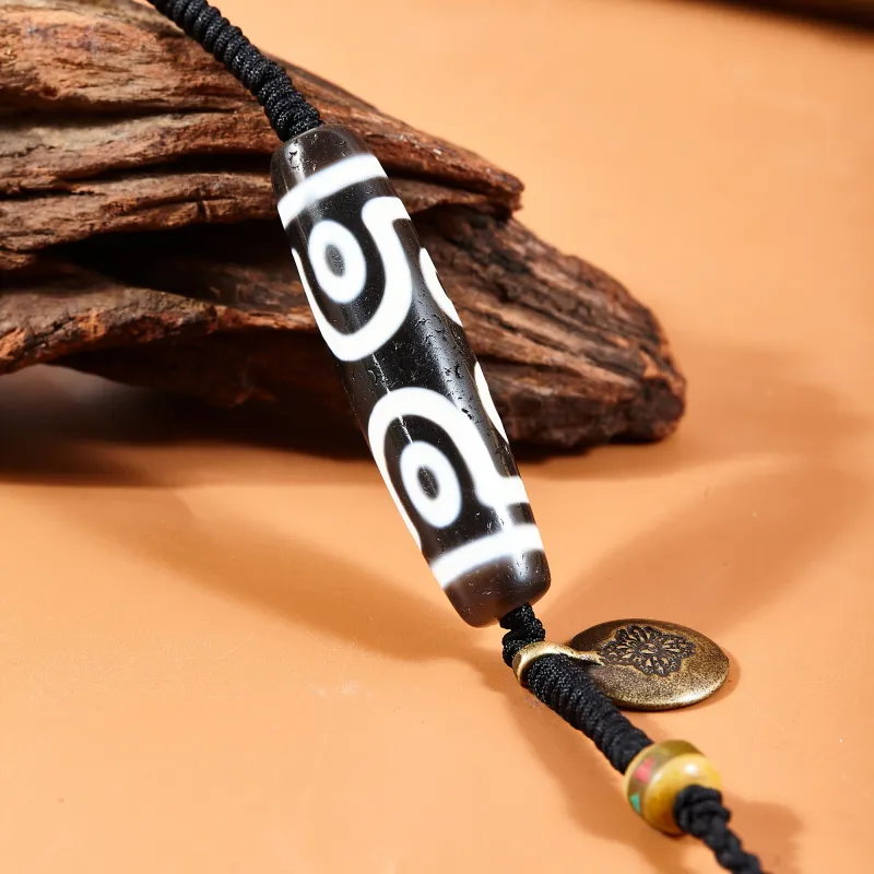 JIUCHAOGUZHU Agate Necklaces Unisex-3