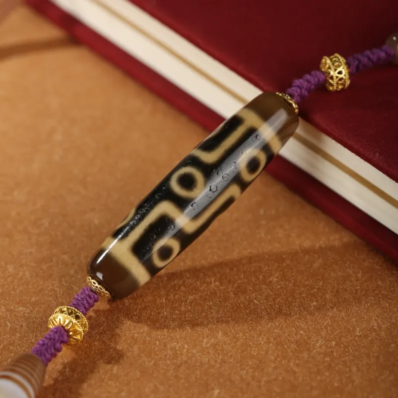 JIUCHAOGUZHU Agate Necklaces Unisex-5