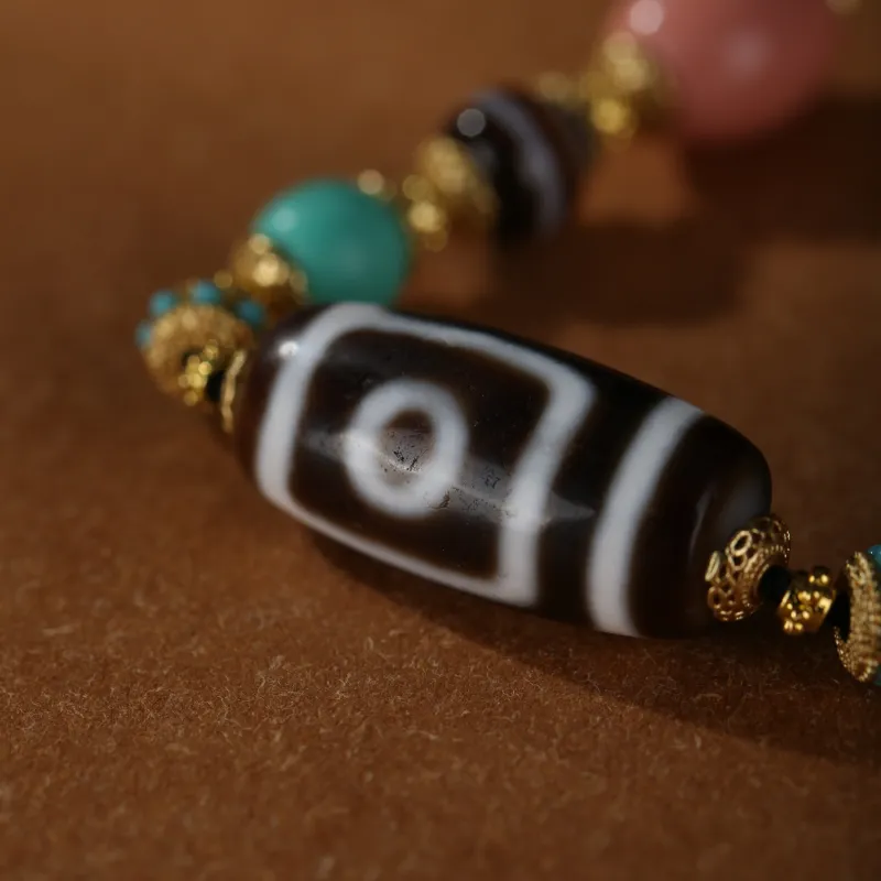 JIUCHAOGUZHU Agate Necklaces Unisex-3
