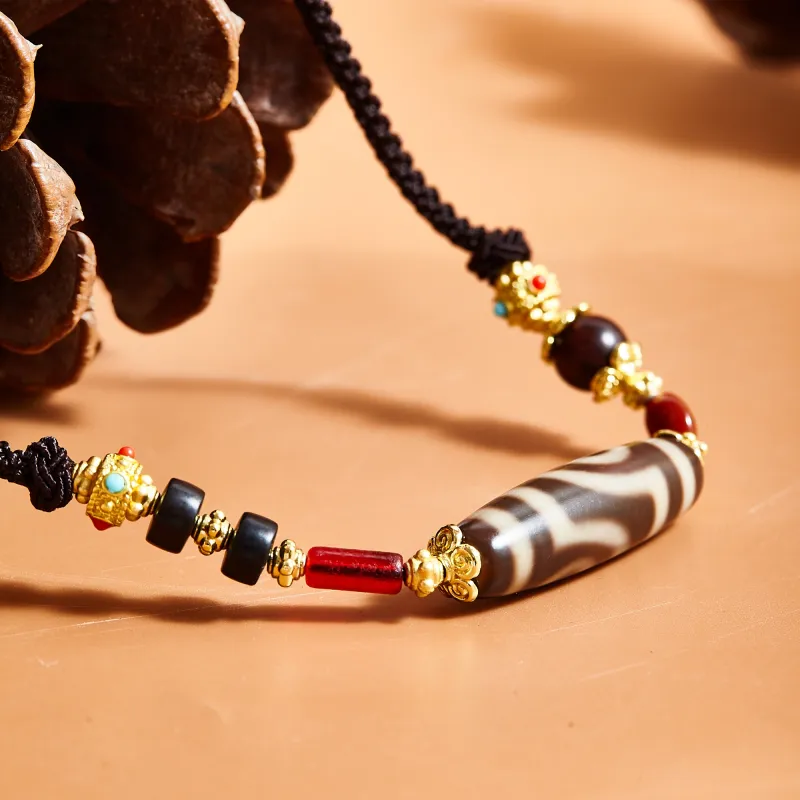 JIUCHAOGUZHU Agate Necklaces Unisex-6