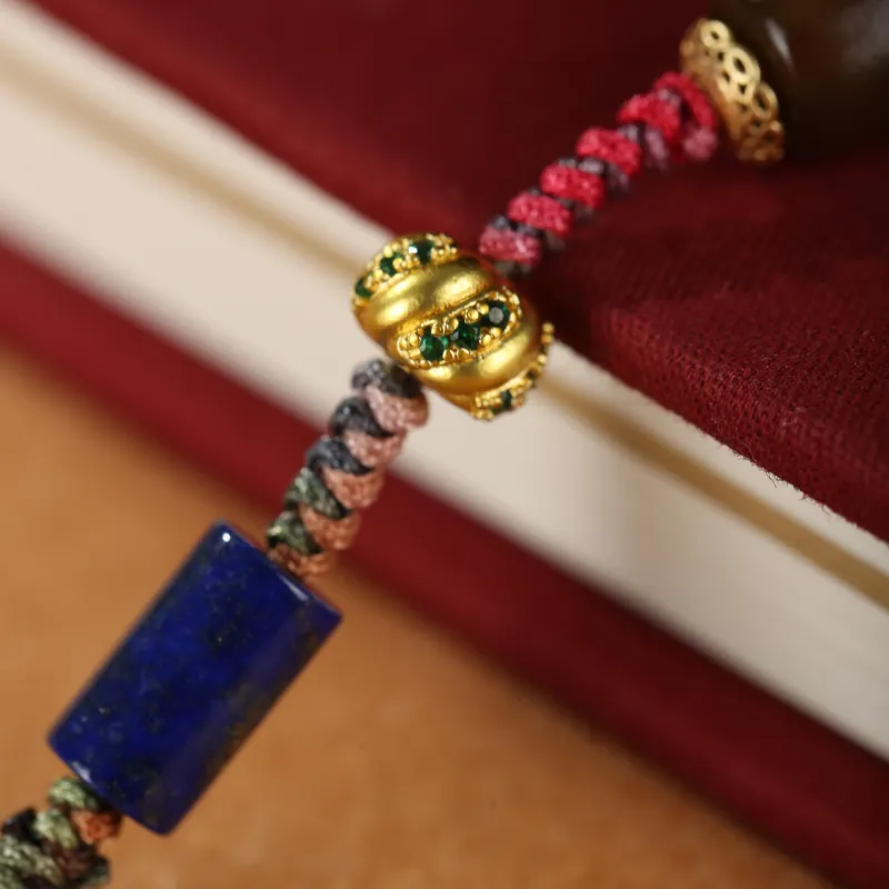 JIUCHAOGUZHU Agate Necklaces Unisex-5