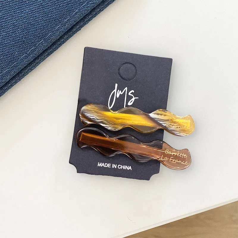MENGNI Acetate Hair Clips Women's-11