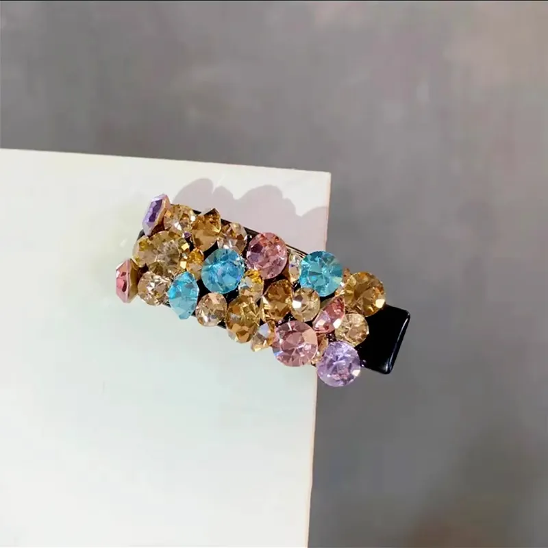 MENGNI Acrylic Rhinestone Hair Clips Unisex-3