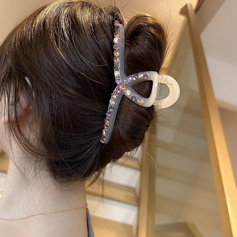 MENGNI Acrylic Hair Clips Women's-5