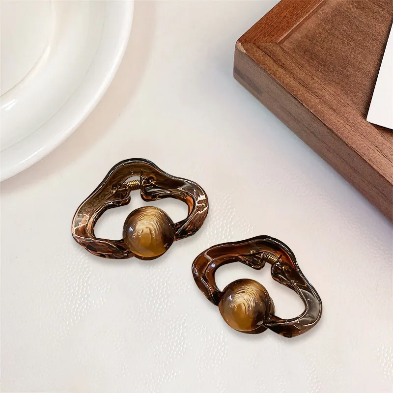 MENGNI Resin Hair Clips Women's-1