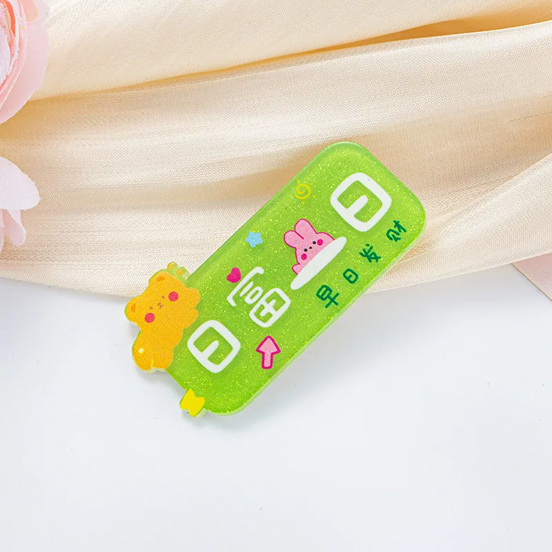 MENGNI Acrylic Hair Clips Women's-10