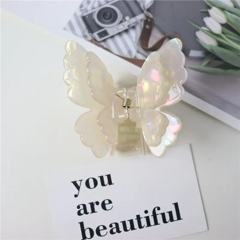 MENGNI Acrylic Hair Clips Women's-7