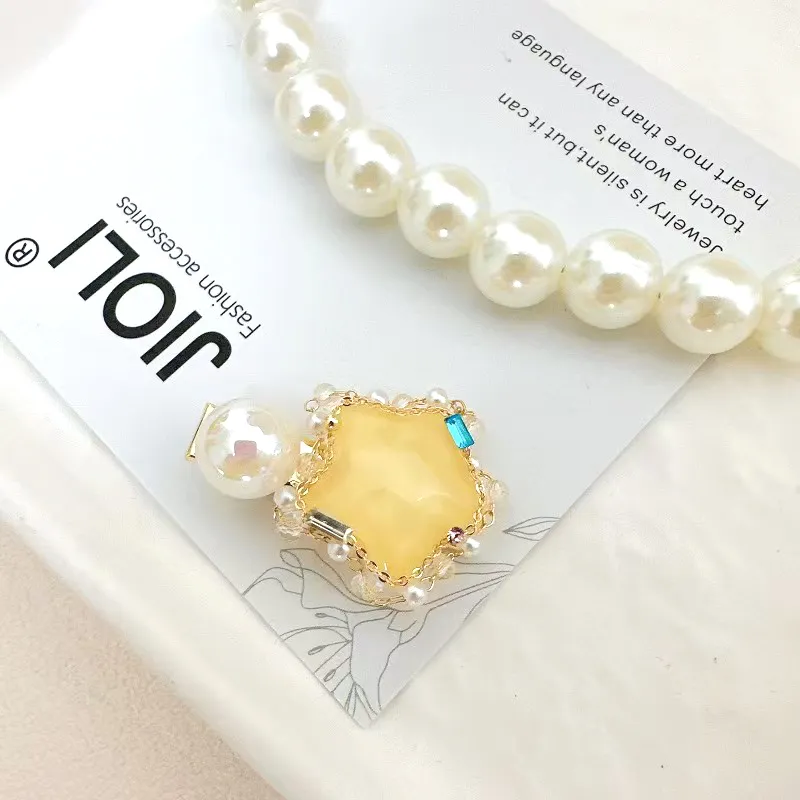 MENGNI Crystal Hair Clips Unisex-5