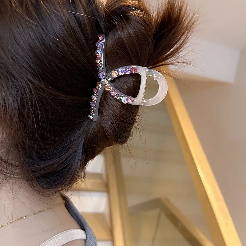 MENGNI Acrylic Hair Clips Women's-2