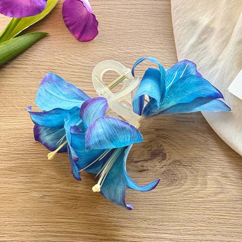 MENGNI Fabric Hair Clips Women's-5