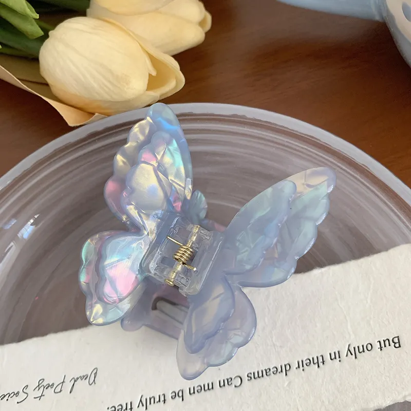 MENGNI Acrylic Hair Clips Women's-5