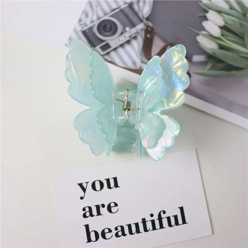 MENGNI Acrylic Hair Clips Women's-13