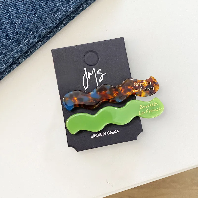 MENGNI Acetate Hair Clips Women's-3