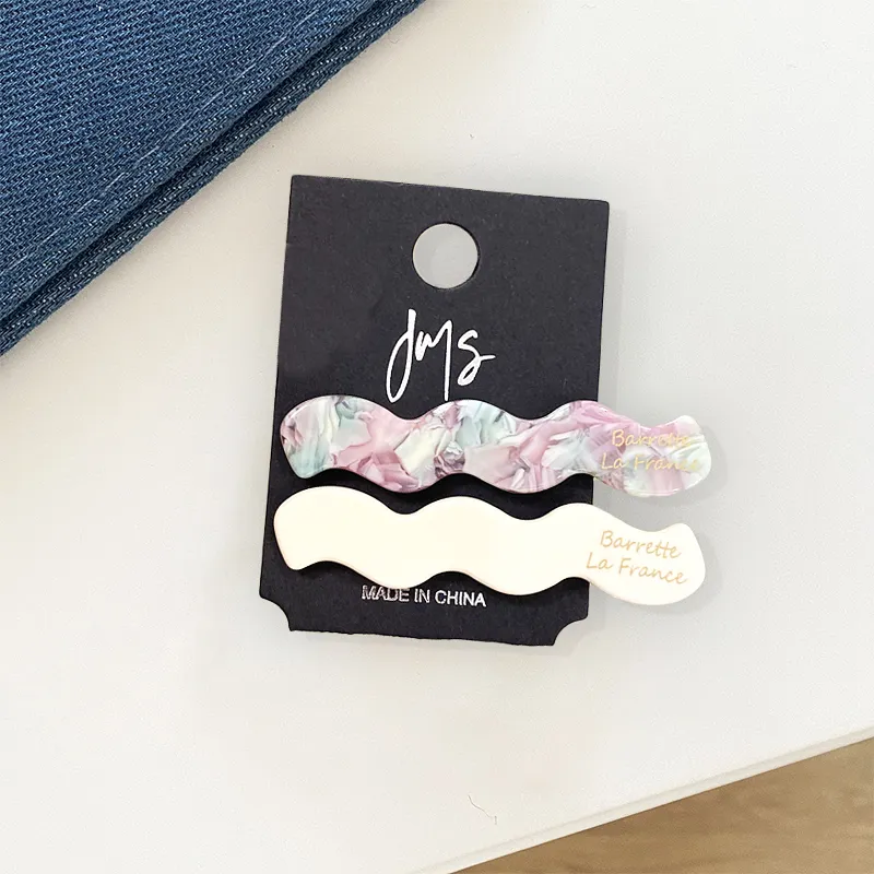 MENGNI Acetate Hair Clips Women's-13