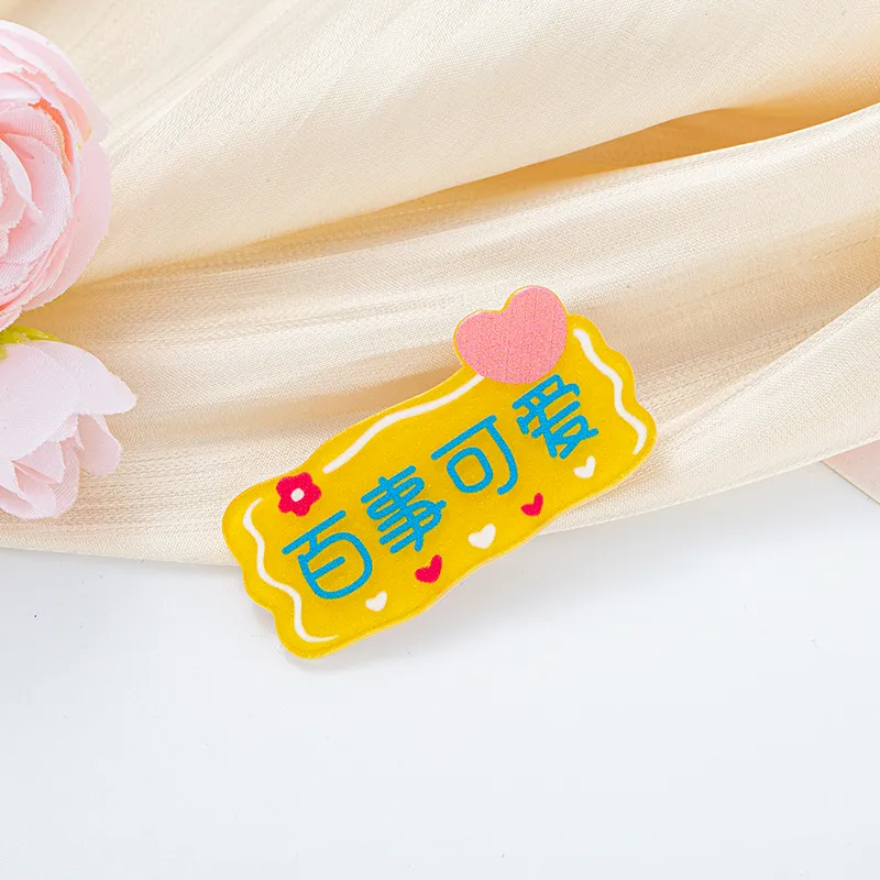 MENGNI Acrylic Hair Clips Women's-1
