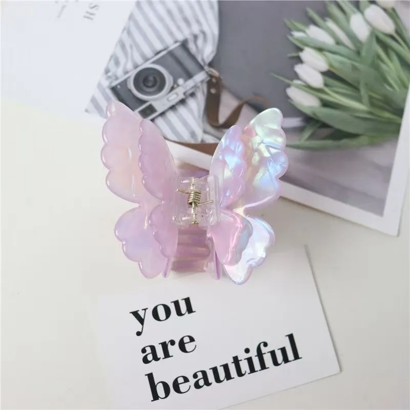 MENGNI Acrylic Hair Clips Women's-10