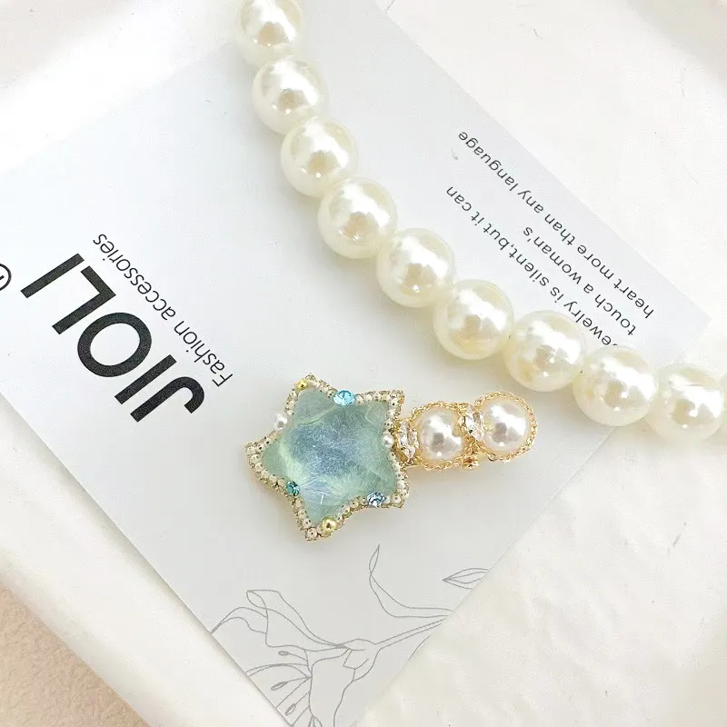 MENGNI Crystal Hair Clips Unisex-1