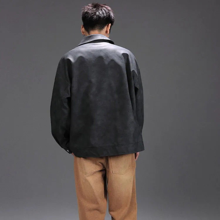 FAX FOR FMACM Leather Jacket Unisex-2