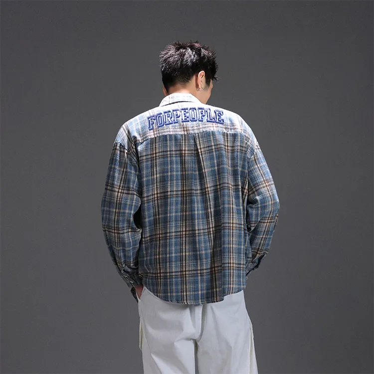 FAX FOR FMACM Shirt Unisex Blue Plaid-2