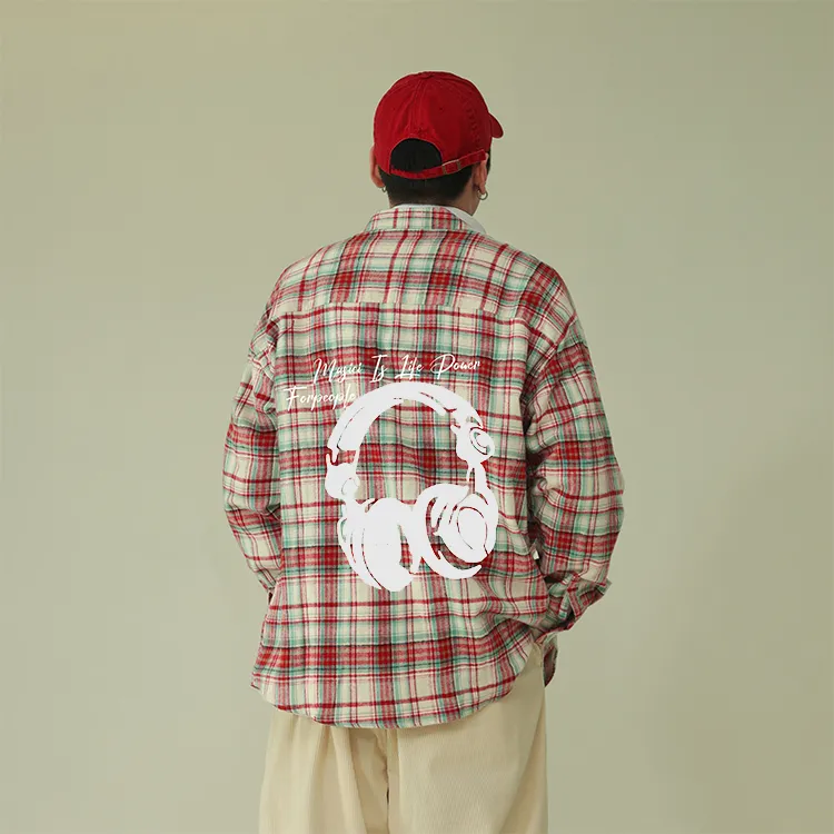 FAX FOR FMACM Shirt Unisex Red Plaid-2