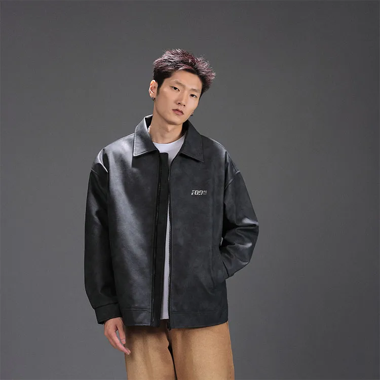 FAX FOR FMACM Leather Jacket Unisex-3