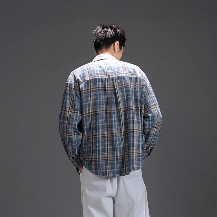FAX FOR FMACM Shirt Unisex Blue Plaid-2