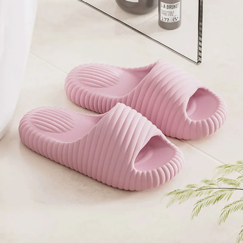 NANJIREN Slippers Women's Indoor Home Summer Bathroom Bathing Slip Resistant Odor Resistant-2