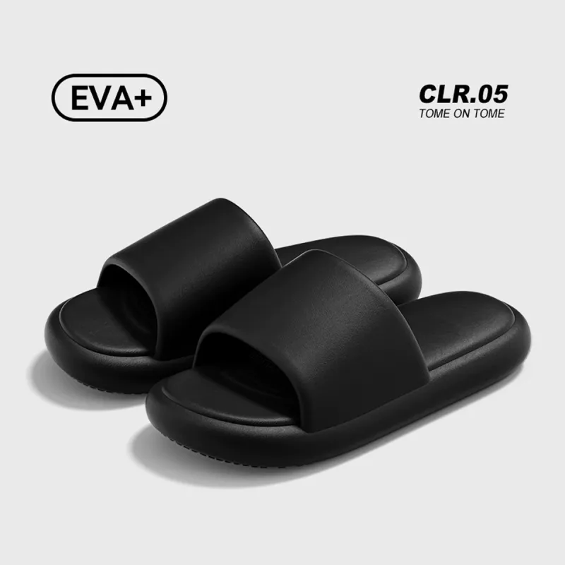 NANJIREN Summer Men's Sandals & Slippers Home Platform Squashy And Bouncy Feeling Home Slippers-1