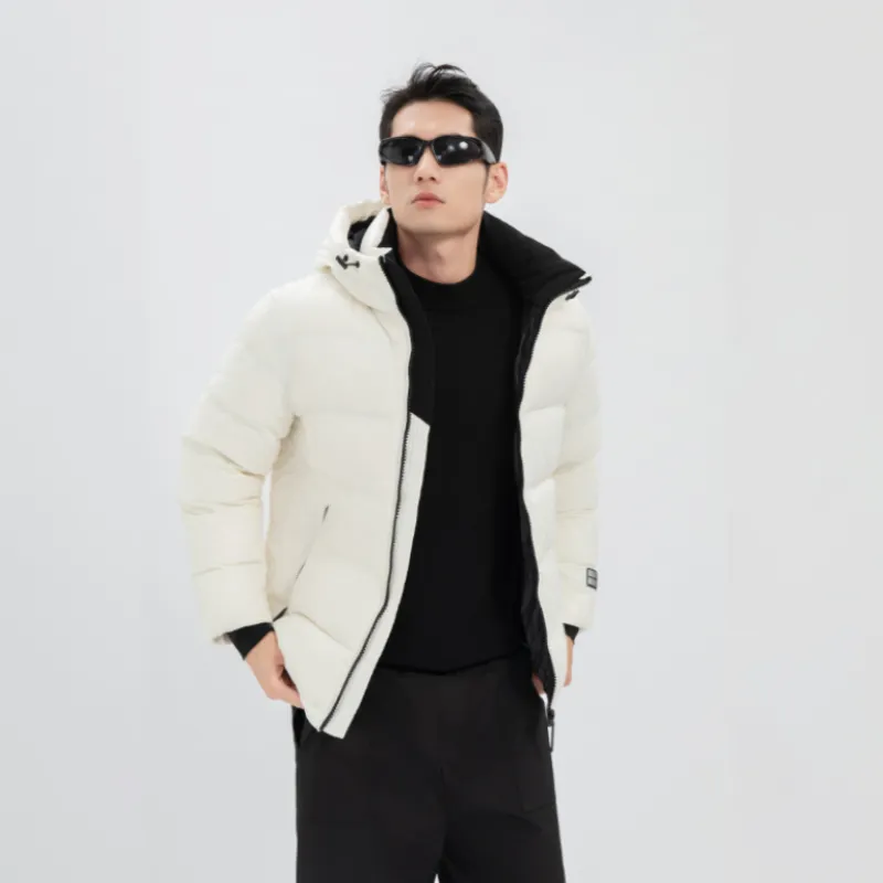 ROBINHOOD White Duck Down Jacket Women's-5