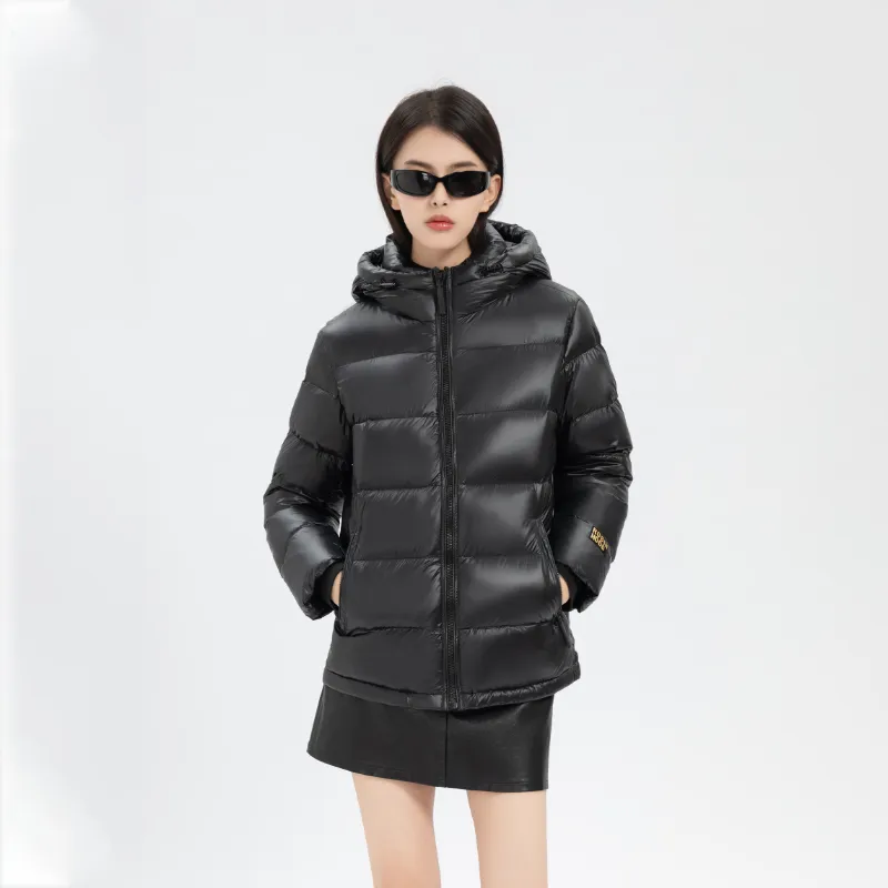 ROBINHOOD White Duck Down Jacket Women's-3