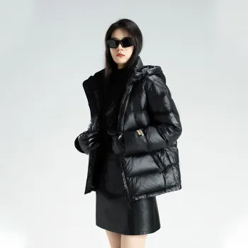 ROBINHOOD Down Jacket Unisex Black