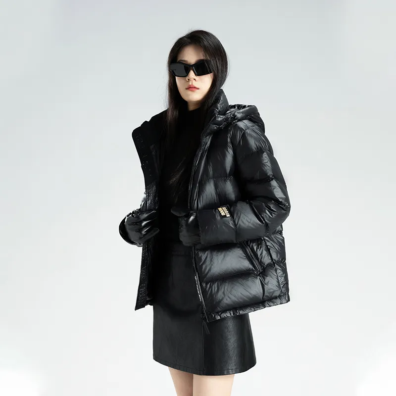 ROBINHOOD Down Jacket Unisex Black-0