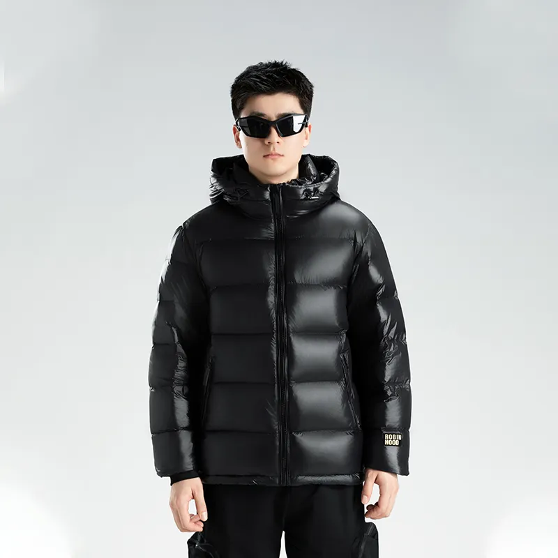 ROBINHOOD Down Jacket Unisex Black-4