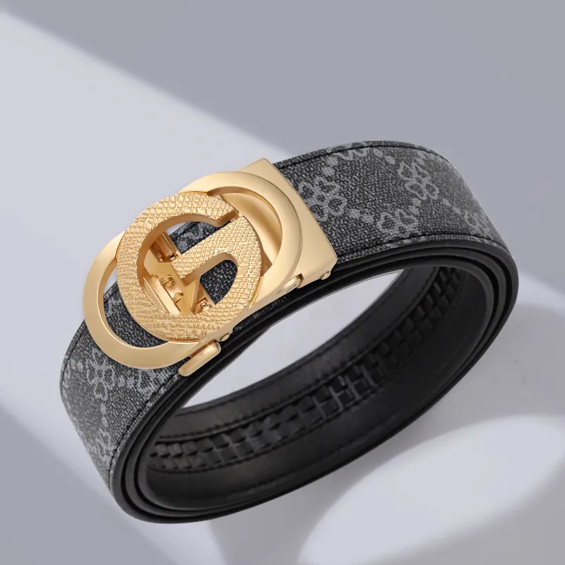 15 MINS Polyvinyl Chloride Leather Belts Men's Width  3.5cm-1