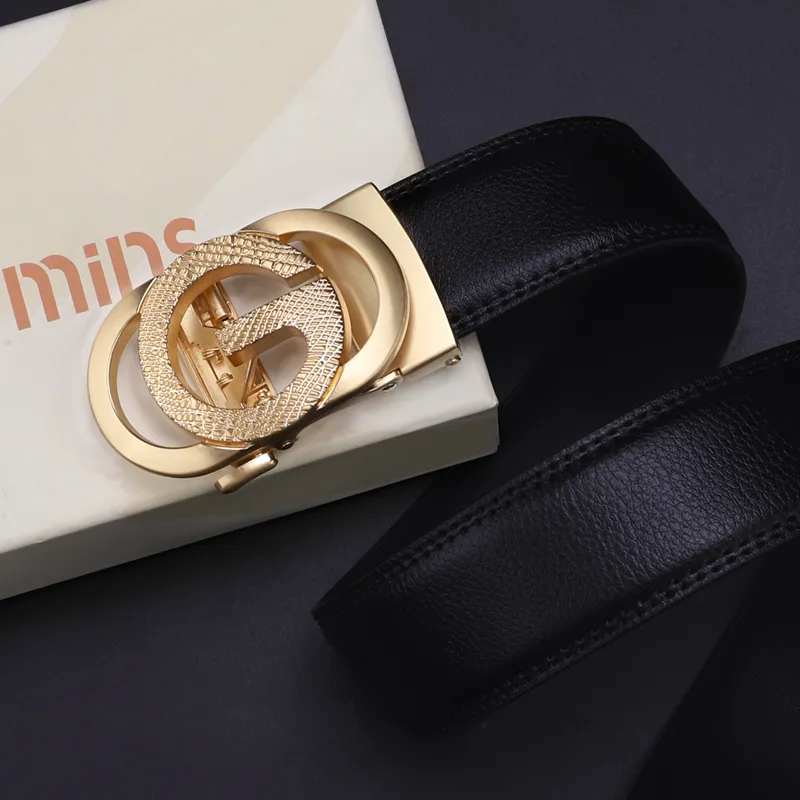 15 MINS Cow Split Leather Belts Men's Multiple Colors Width 3.5cm-13
