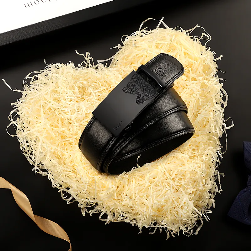 15 MINS Split Cow Leather Belts Men's Width 3.5cm-6