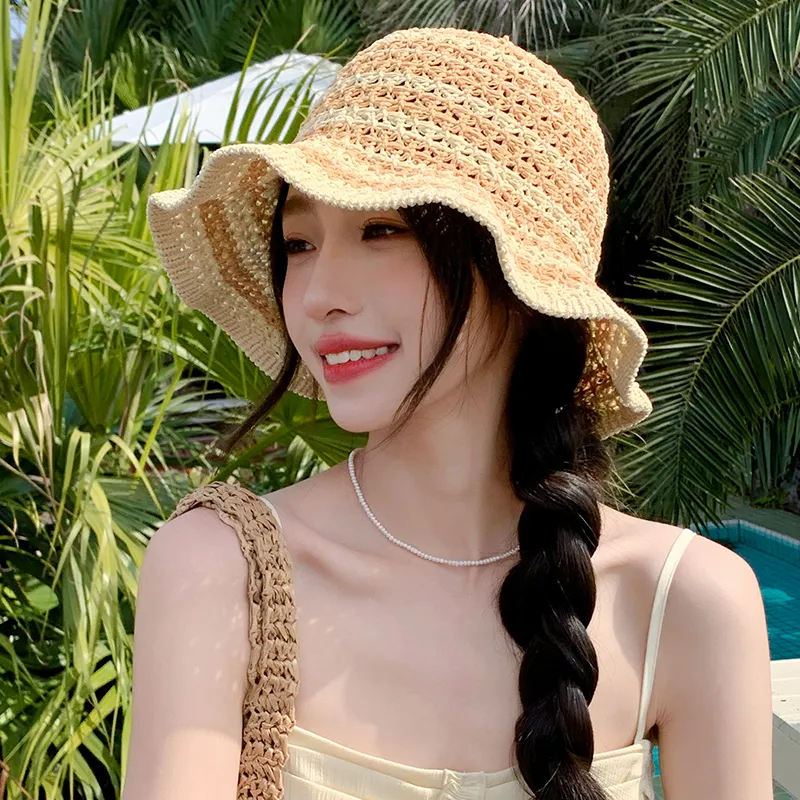 15 MINS Polyester Bucket Hats Women's-13