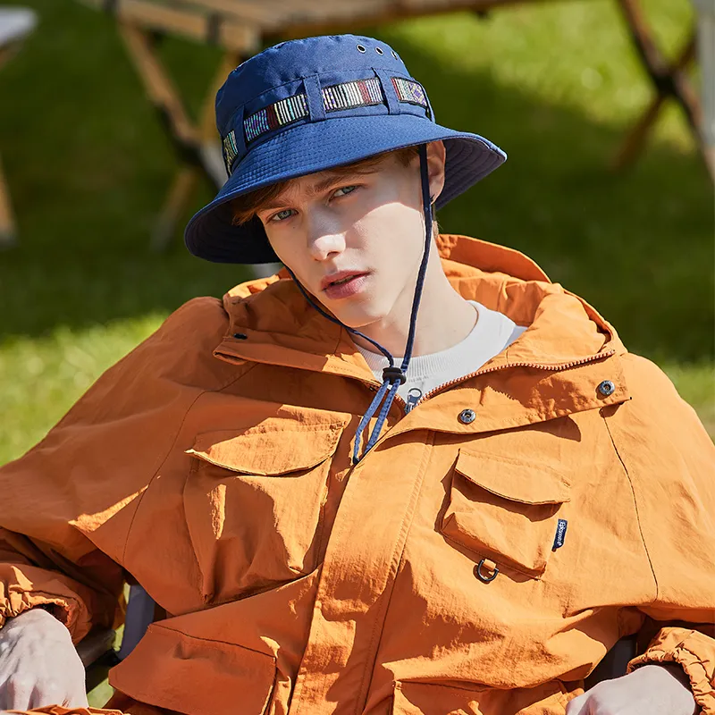 15 MINS Polyester Bucket Hats Unisex-12