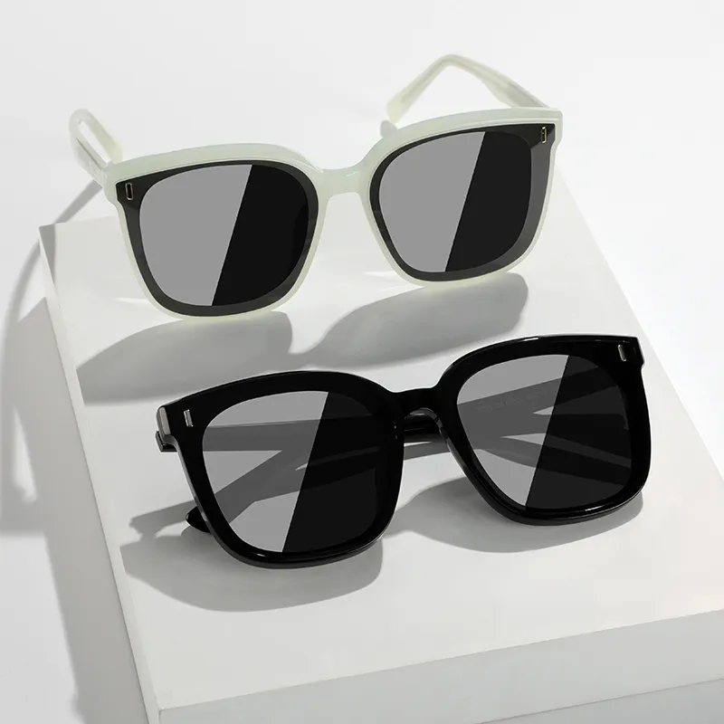 15 MINS Plate And Metal Round Sunglasses Unisex-3