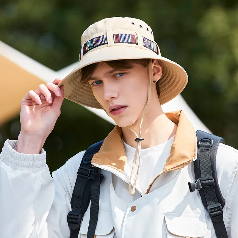 15 MINS Polyester Bucket Hats Unisex-5