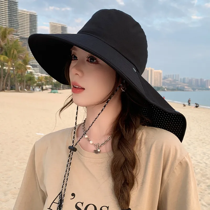 15 MINS Polyester Bucket Hats Women's-6