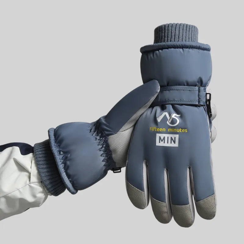 15 MINS Polyester Gloves Unisex Multiple Colors-3