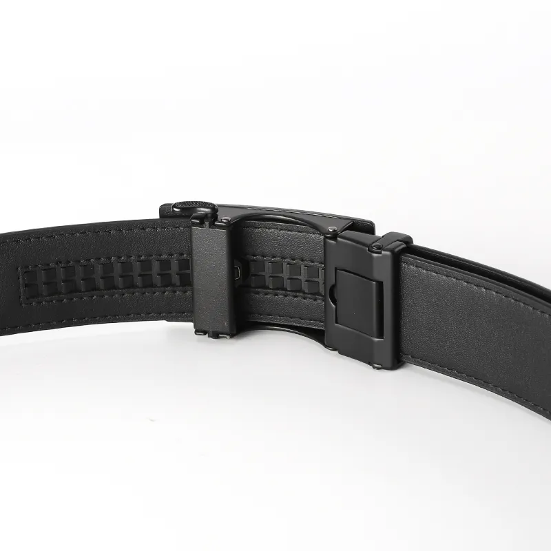 15 MINS Polyvinyl Chloride Leather Belts Men's Width 3.5cm-4