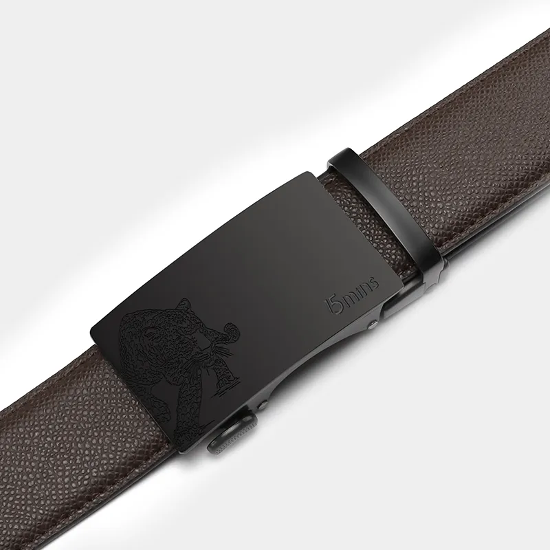 15 MINS Cow Split Leather Belts Men's Width 3.5cm-6