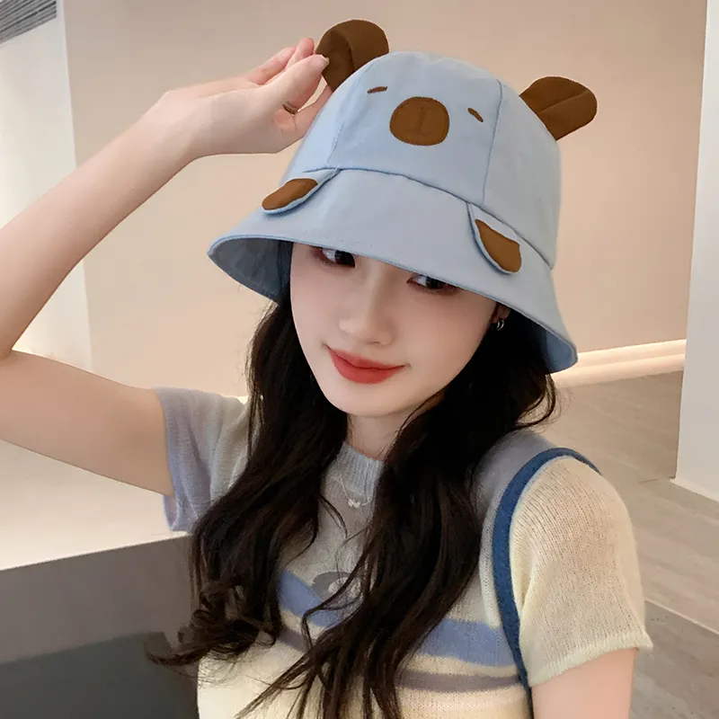 15 MINS Cotton Bucket Hats Women's-7