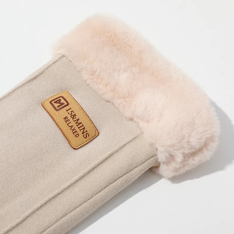 15 MINS Polyester Elastane Knit Gloves Women's Multiple Colors-2